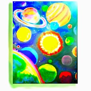 Planets  Gallery Wrap 🎦video:Aligned Planets🎦